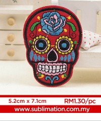 052 Embroidery Sticker
